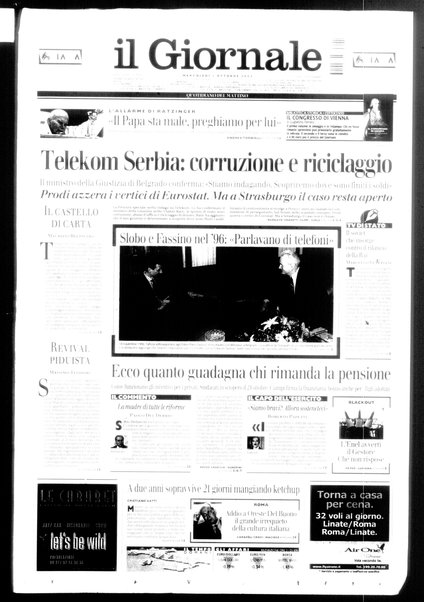 Il giornale : quotidiano del mattino